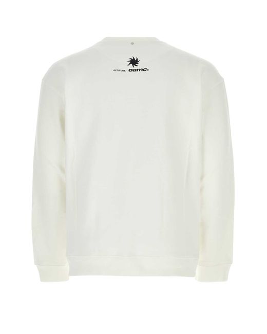 OAMC White Cotton Oversize Eider Falls Sweatshirt for men