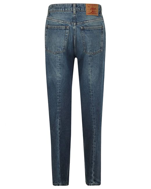 Y. Project Blue Evergreen Banana Jeans