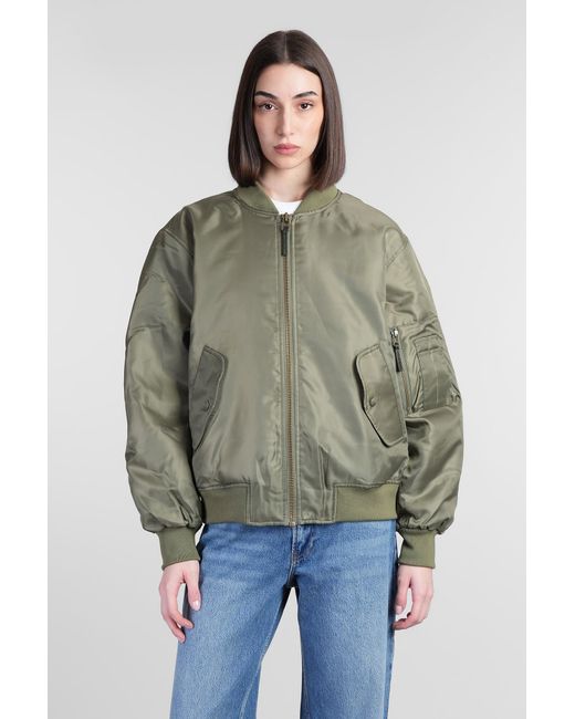Anine Bing Green Leon Bomber