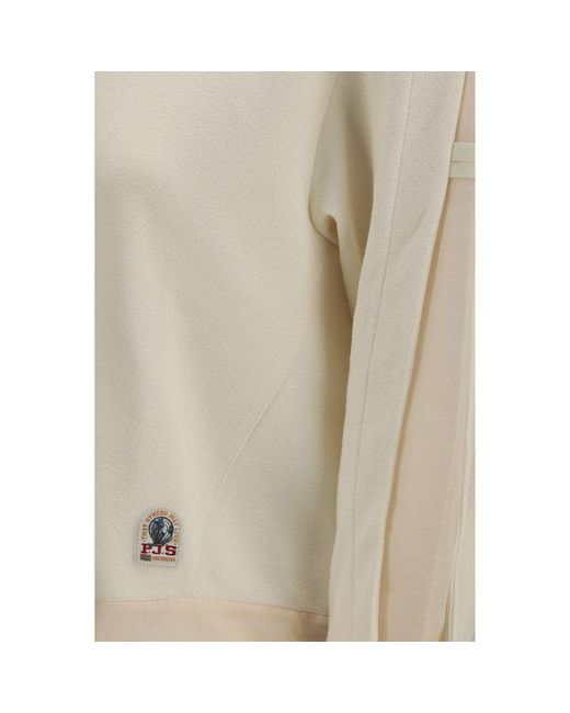 Parajumpers White Beige Polyester Sweatshirt