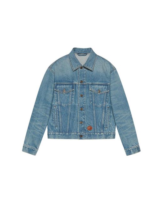 が大特価！ Gucci for Blue in Jacket Denim Print Duck Donald Disney X ジャケット・アウター