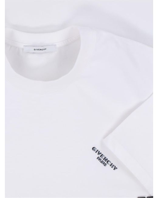 Givenchy White T-Shirts And Polos for men