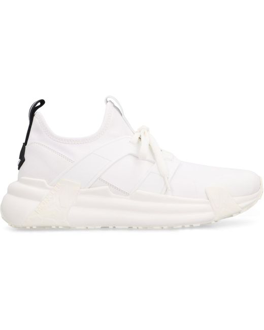 Moncler White Lunarove Low-top Sneakers for men