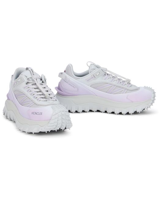 Moncler White Sneakers Trailgrip Gtx Polyamide Trainers