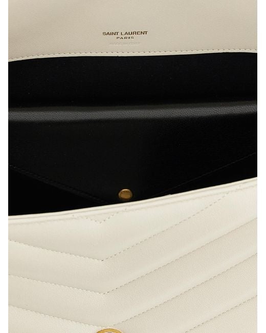 Saint Laurent Natural Loulou Large Shoulder Bag