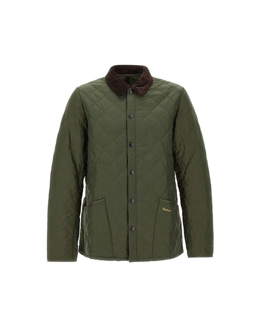 Barbour Green Heritage Liddesdale Quilt Jacket for men
