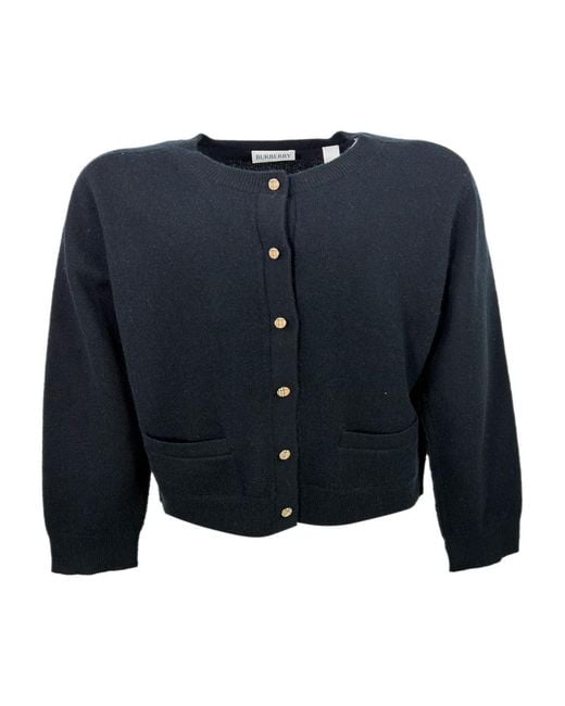 Burberry Blue Sweaters 90Wv 10Ws