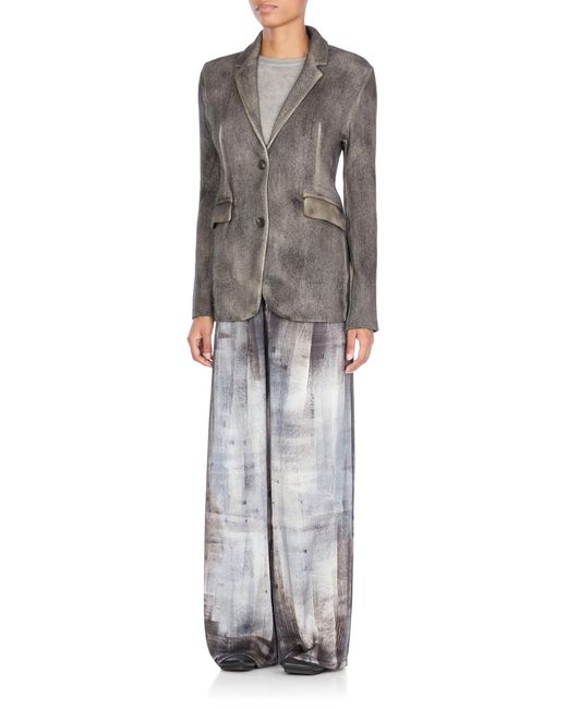 Avant Toi Black Wool And Cashmere Blazer