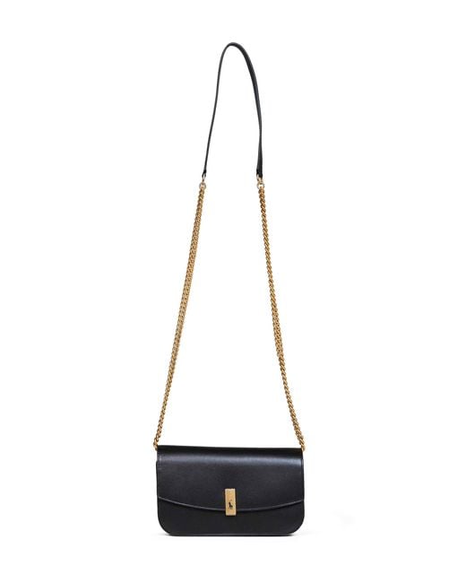 Polo Ralph Lauren White Polo Id Wallet On Chain Bag