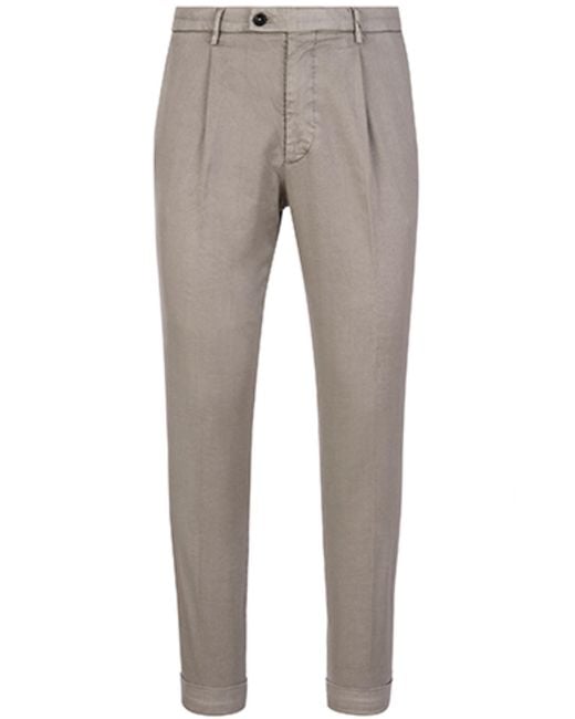 Michael Coal Gray Pantalone Tk Pence Pantaloni for men