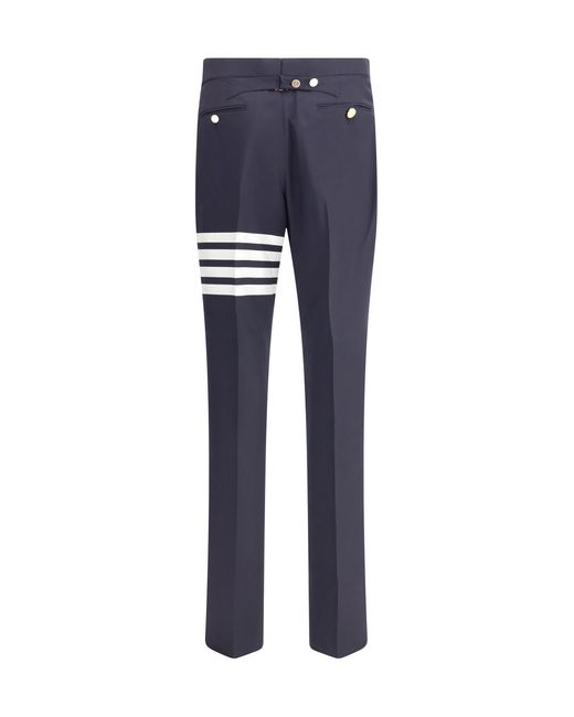 Thom Browne Blue Wool Pants Ovis Aries for men