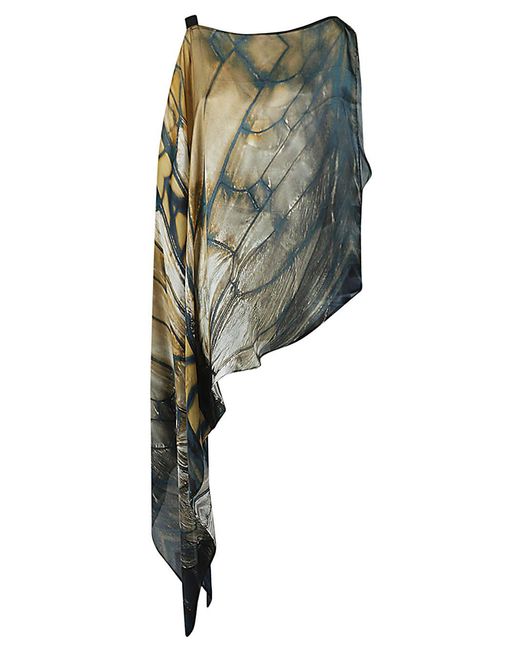 Mona Swims Green Silk Kaftan