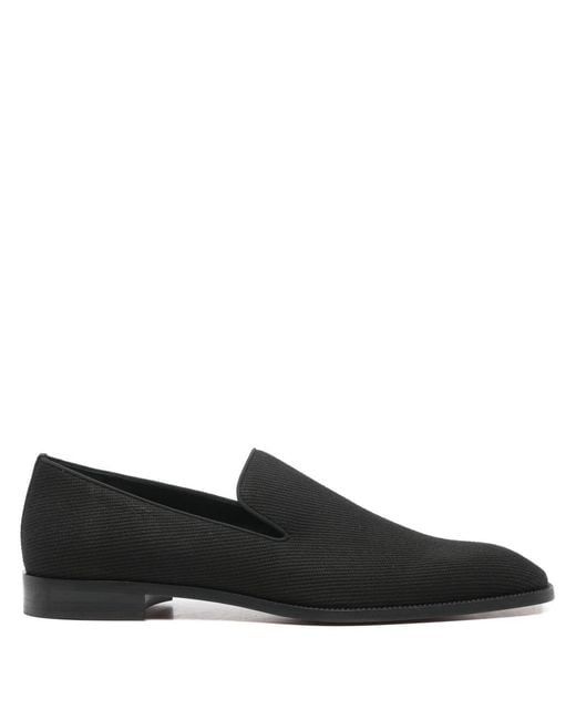 Christian Louboutin Black Danny Leather Loafers for men