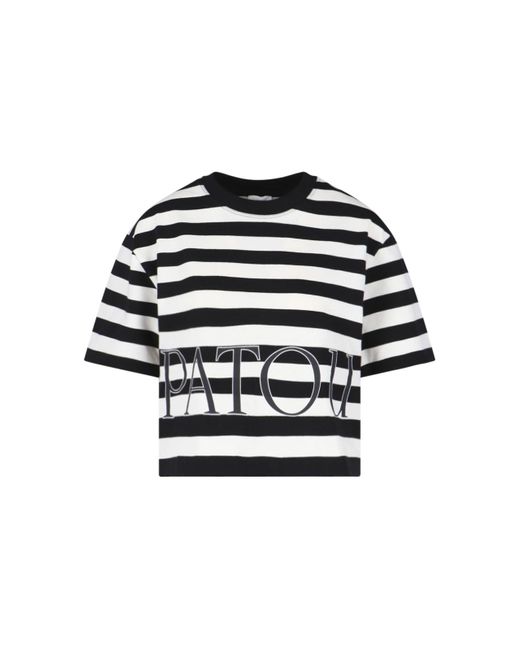 Patou Black Crop T-shirt