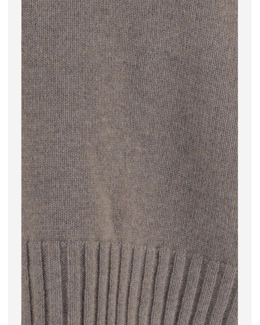 Malo Gray Cashmere Sweater