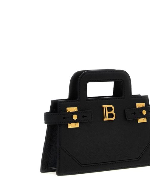 Balmain Black Mini B-Buzz Handbag