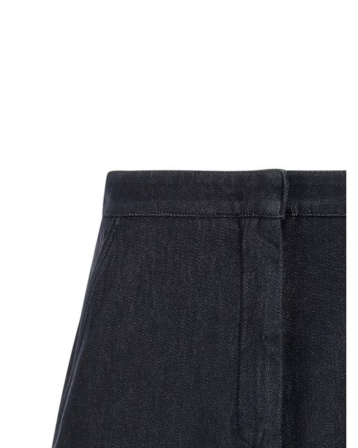 Max Mara Blue 'Mxmcalca' Shorts