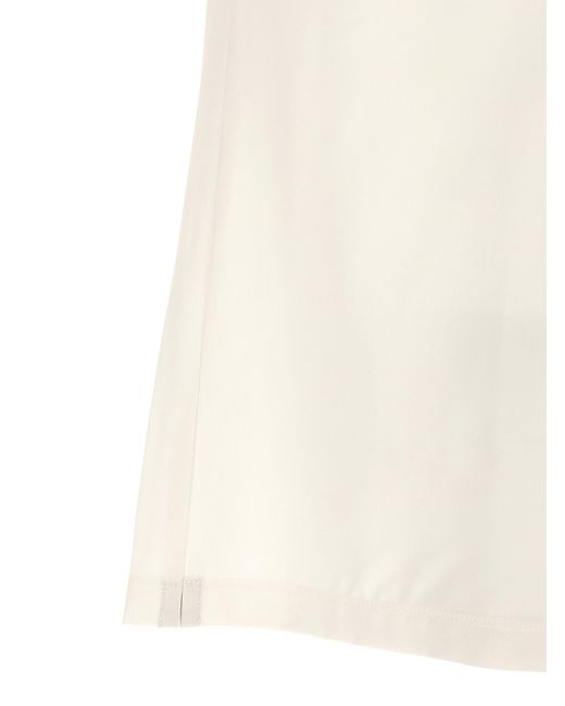 Brunello Cucinelli White Virgin Wool Polo Shirt for men