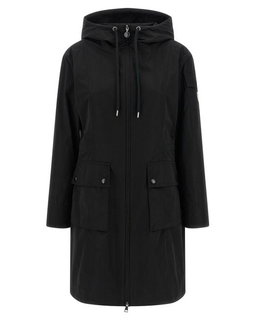 Moncler Black Laerte Parka Polyester Down Jacket, Parka, Casual Jackets