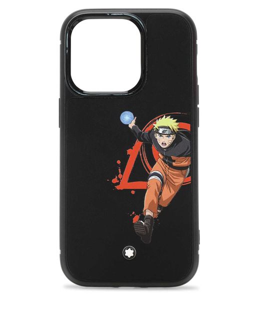 Montblanc Black Cover Iphone 14 Pro Naruto