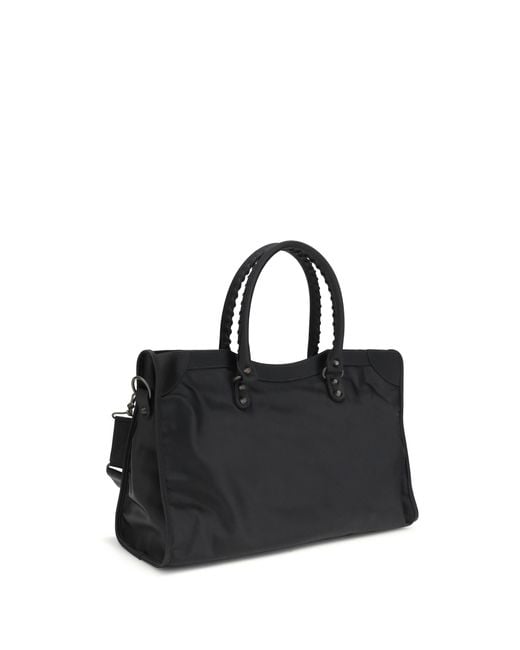 Balenciaga Black Handbag Le City Grande Polyamide Shoulder Bags for men