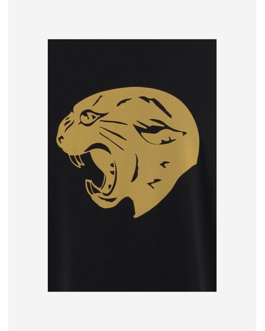 Valentino Black Cotton T-Shirt With Logo T-Shirts for men