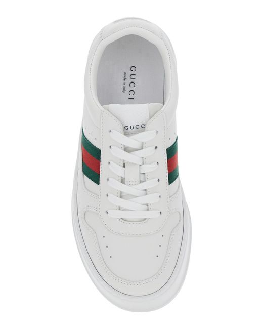 Gucci White Sneakers Leather Calf Trainers