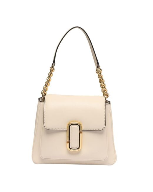 Marc Jacobs The J Marc Chain Mini Satchel Bag in Natural | Lyst