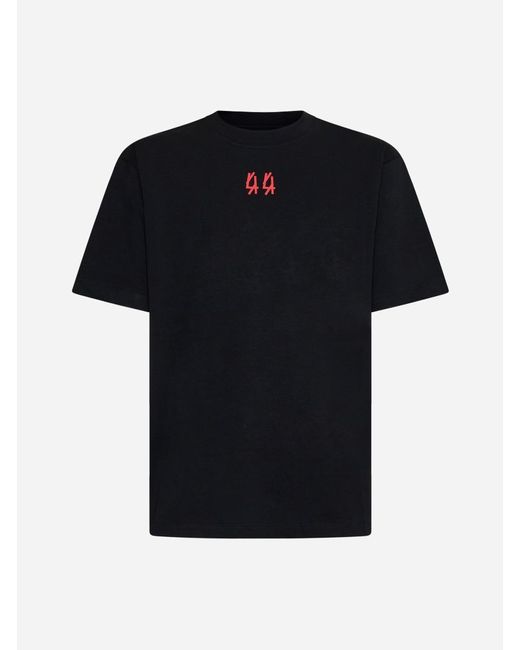 44 Label Group Black Doping T-Shirt for men