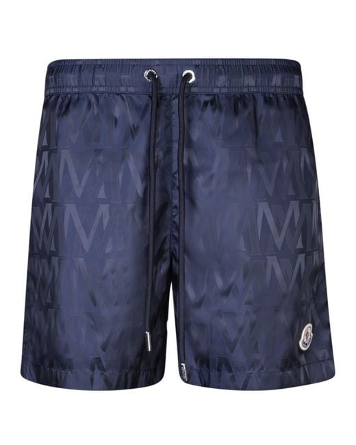 Moncler Blue Swimwear for men