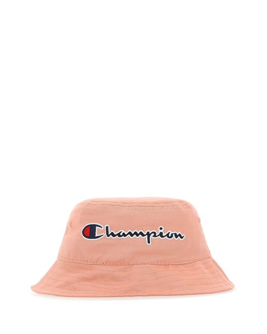 Champion Pink Cotton Bucket Hat