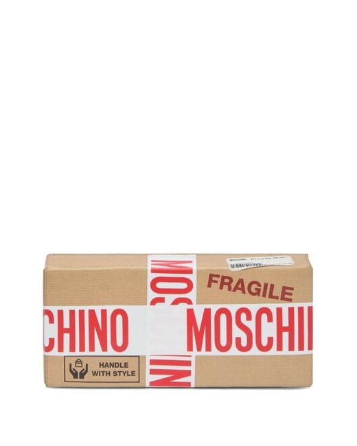Moschino Red Box Bag Clutch