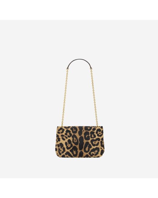 Saint Laurent White Mini Pony Leather Bag Calfskin Shoulder