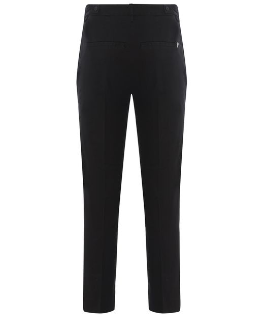 Dondup Black Trousers Ariel Made Of Cotton