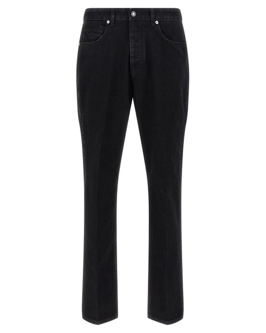 Givenchy Black Straight Leg Jeans Cotton for men