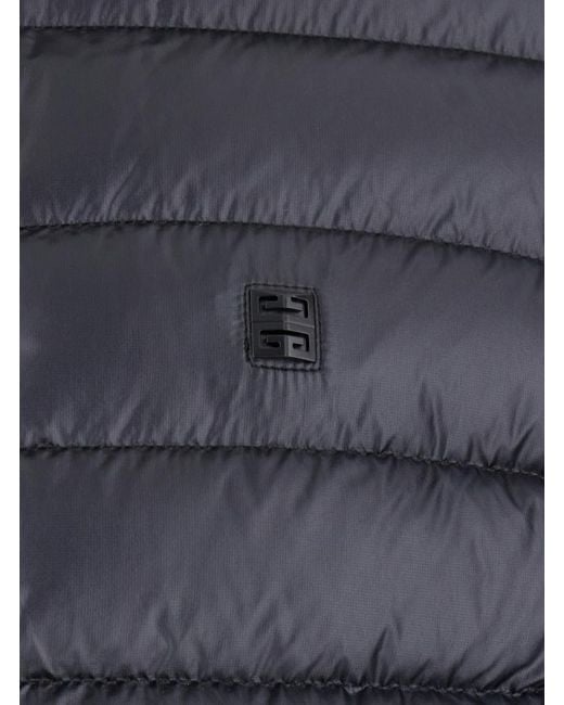 Givenchy Black Quilted Logo Down Jacket for men