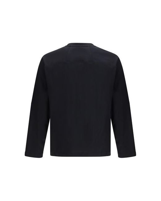 Laminar Blue Long-Sleeved T-Shirt Cotton T-Shirts for men