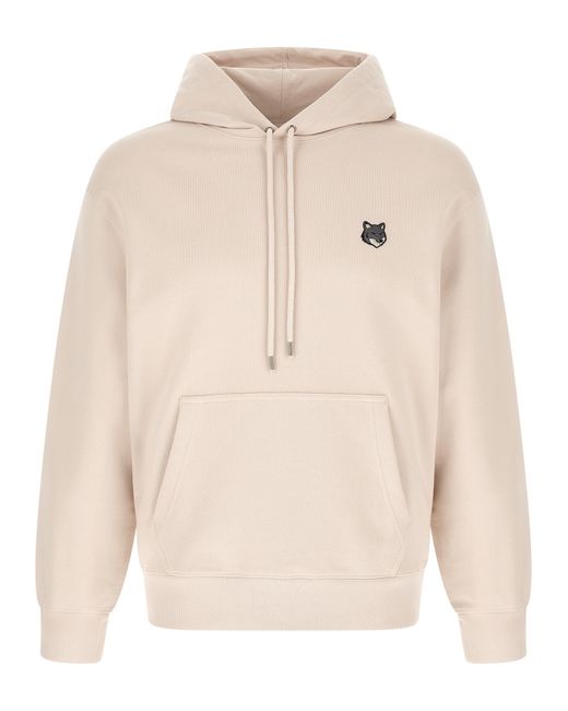 Maison Kitsuné Natural Fox Head Hoodie for men