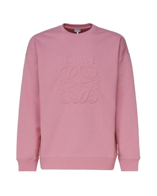 Loewe Pink Anagram Sweater for men