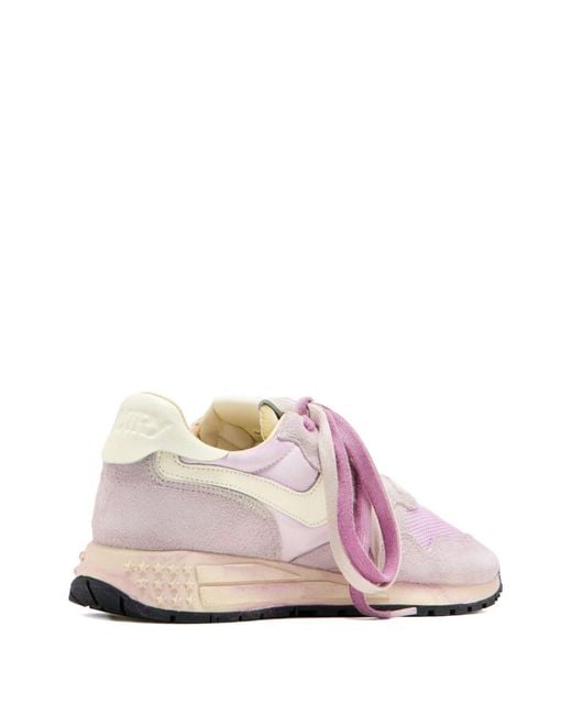 Autry Pink Sneakers Calf Leather