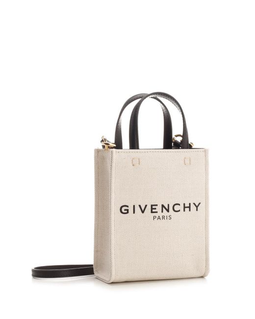 Givenchy White G Tote Mini Bag
