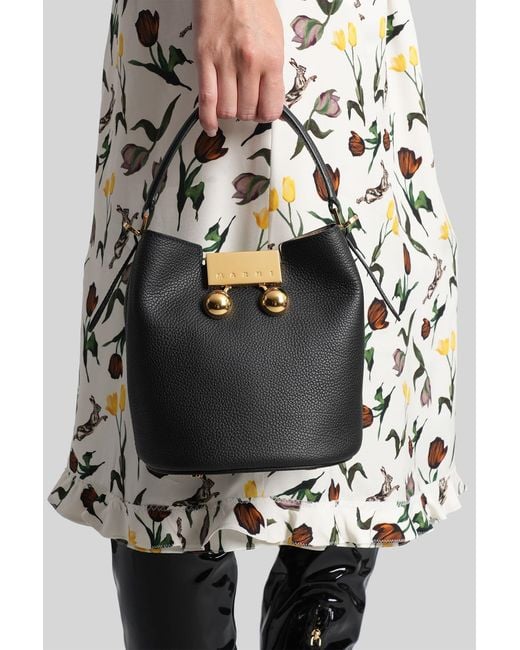 Marni Black Trunkaroo Shoulder Bag