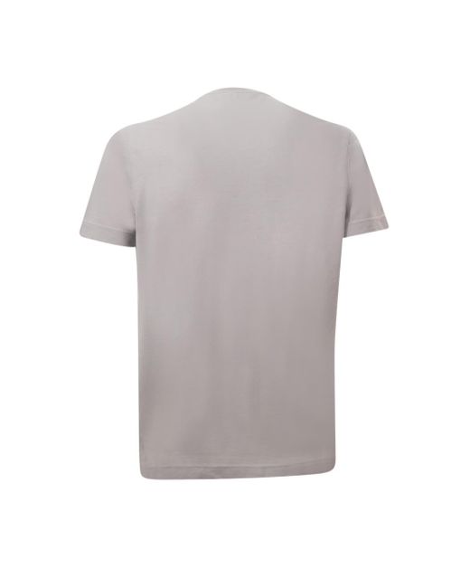 Zanone Gray T-Shirt for men