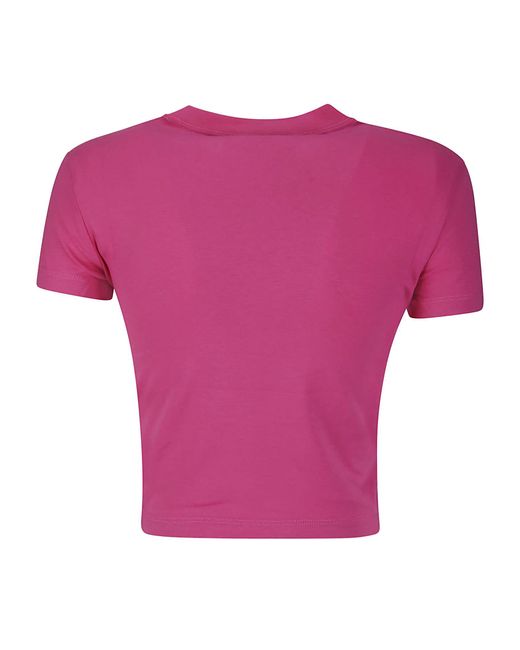 Versace Pink 75dp602 S Piece Nr Label T-shirt