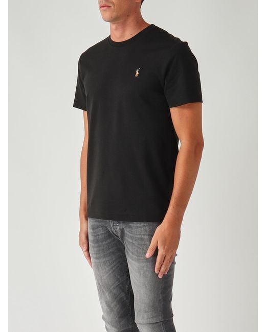 Polo Ralph Lauren Black Custom Slim-Fit for men