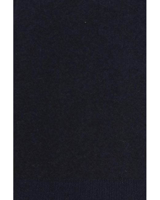 Brioni Blue Wool And Cashmere Turtleneck Sweater for men
