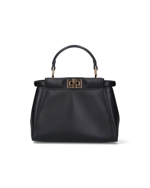 Fendi Black Peekaboo Mini Bag