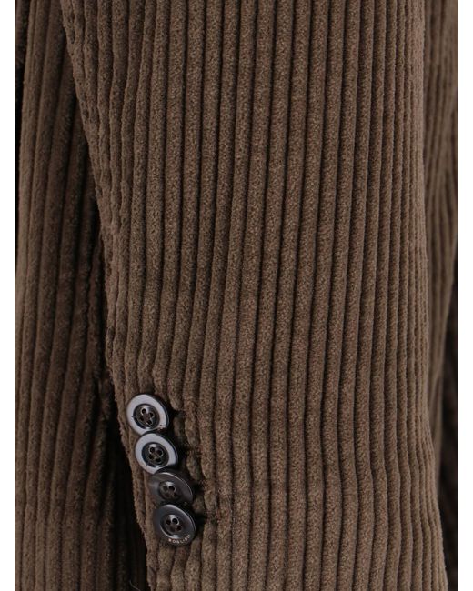 Boglioli Brown Corduroy Blazer for men