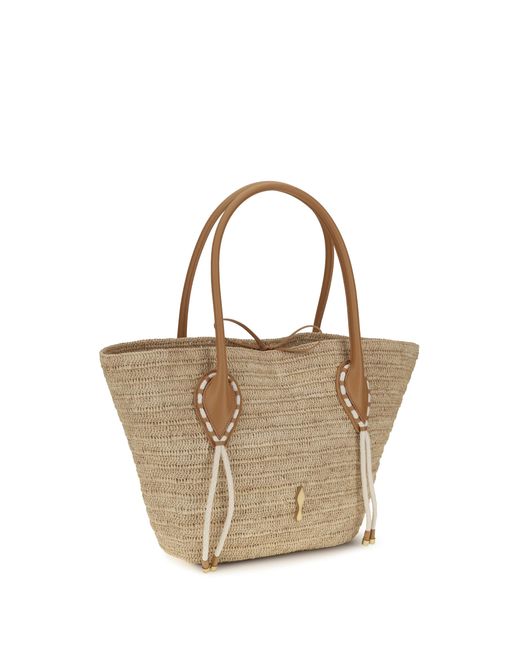 Christian Louboutin Natural Large Venus Basket Shoulder Bag