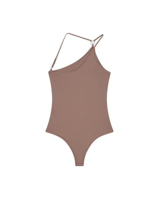 Coperni White One-Piece Swimsuit Polyamide Swimwear